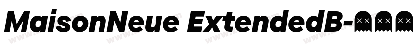 MaisonNeue ExtendedB字体转换